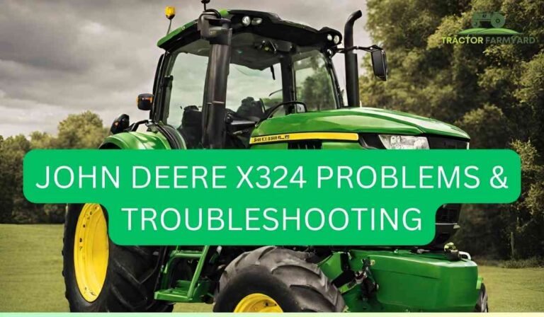 John deere x324 problems & Troubleshooting 8 50